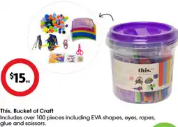 Coles This. Bucket of Craft offer