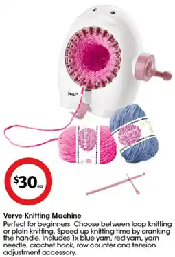 Coles Verve Knitting Machine offer