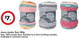 Coles Jaxon Jumbo Yarn offer
