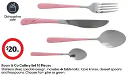 Coles Room & Co Cutlery Set offer