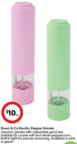 Coles Room & Co Electric Pepper Grinder offer