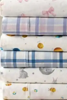 ALDI Organic Cotton Flannelette Fitted Sheet Set offer