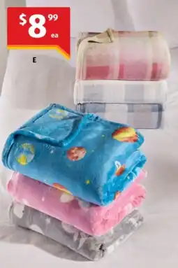 ALDI Fleece Throw offer