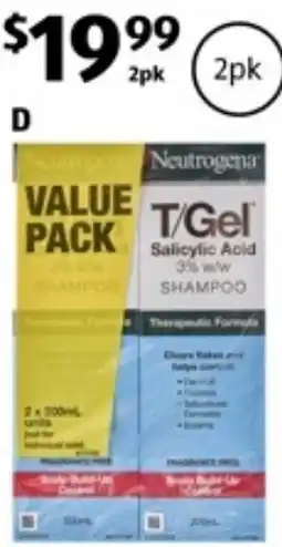ALDI Neutrogena T/Gel Therapeutic Shampoo offer