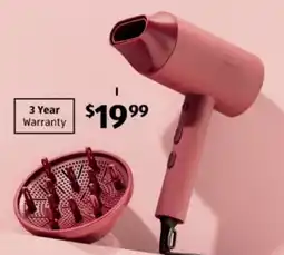 ALDI lonic Hairdryer offer