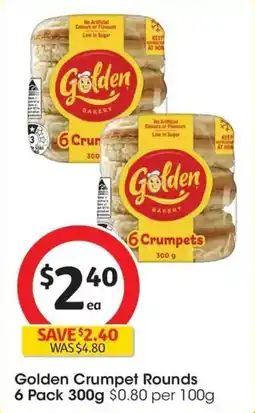 Coles Golden Crumpet Rounds offer