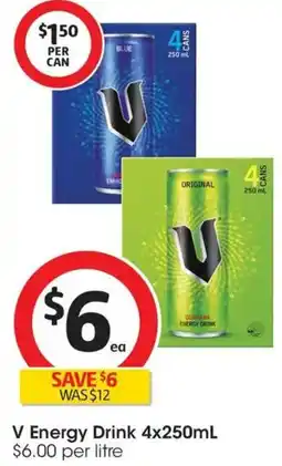 Coles V Energy Drink offer