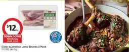 Coles Coles Australian Lamb Shanks offer