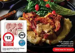 Coles Coles Australian Pork Loin Chops offer