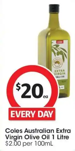 Coles Coles Australian Extra Virgin Olive Oil offer