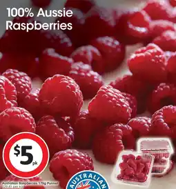 Coles Australian Raspberries Punnet offer