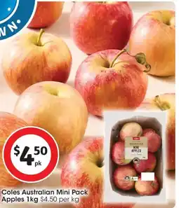 Coles Coles Australian Mini Pack Apples offer
