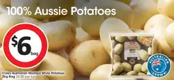 Coles Coles Australian Washed White Potatoes bag offer