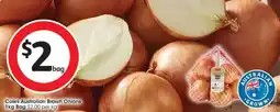 Coles Coles Australian Brown Onions Bag offer