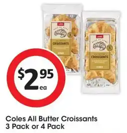 Coles Coles All Butter Croissants offer
