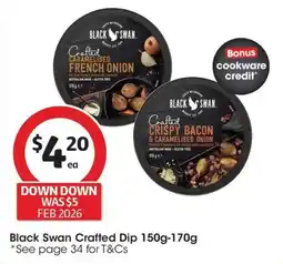 Coles Black Swan Crafted Dip offer