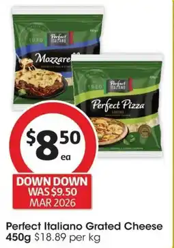 Coles Perfect Italiano Grated Cheese offer