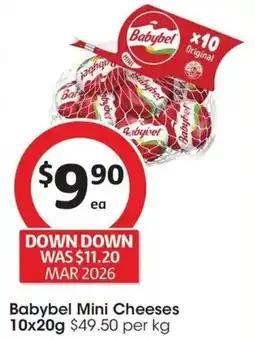 Coles Babybel Mini Cheeses offer