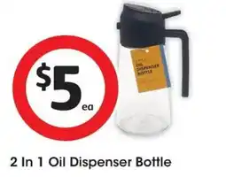 Coles 2 In 1 Oil Dispenser Bottle offer