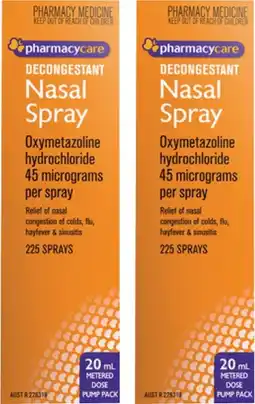 Amcal Pharmacies Pharmacy Care Decongestant Nasal Spray offer