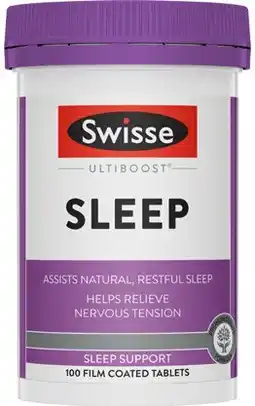 Amcal Pharmacies Swisse Ultiboost Sleep 100 Tablets offer