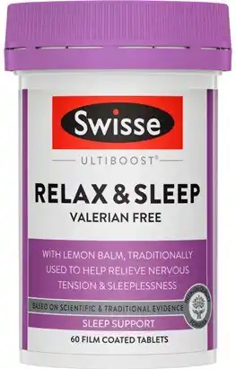 Amcal Pharmacies Swisse Ultiboost Relax & Sleep 60 Tablets offer