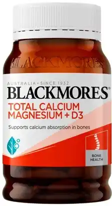 Amcal Pharmacies Blackmores Total Calcium Magnesium + D3 200 Tablets offer