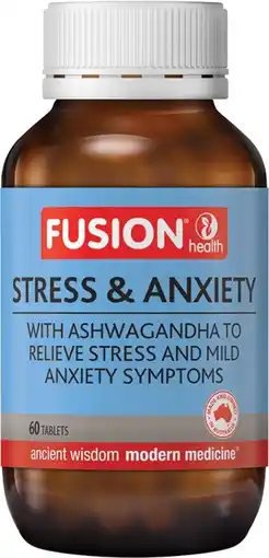Amcal Pharmacies Fusion Stress & Anxiety 60 Tablets offer