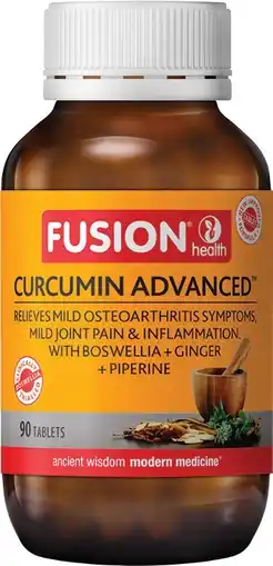 Amcal Pharmacies Fusion Curcumin Advanced 90 Tablets offer