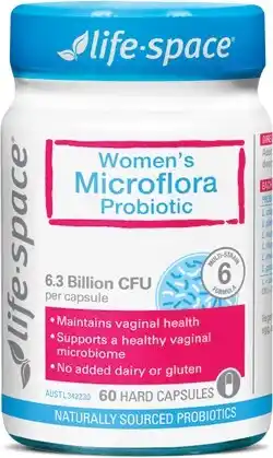 Amcal Pharmacies Life-Space Women’s Microflora Probiotic 60 Capsules offer