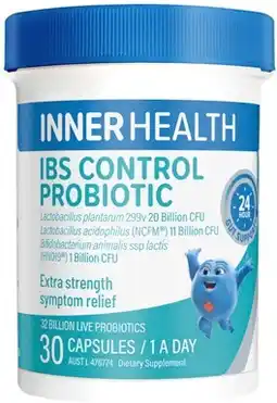 Amcal Pharmacies Inner Health IBS Control Probiotic 30 Capsules offer
