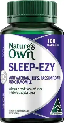 Amcal Pharmacies Nature’s Own Sleep-Ezy 100 Capsules offer