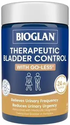 Amcal Pharmacies Bioglan Therapeutic Bladder Control With Go-Less 60 Capsules offer