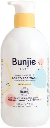 Amcal Pharmacies Bunjie Baby Top To Toe Wash offer