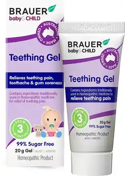 Amcal Pharmacies Brauer Baby & Child Teething Gel offer