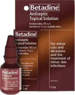 Amcal Pharmacies Betadine Antiseptic Topical Solution offer