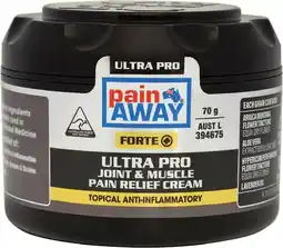 Amcal Pharmacies Pain Away Forte+ Ultra Pro Joint & Muscle Pain Relief Cream offer