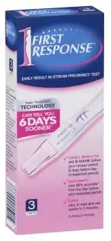 Amcal Pharmacies First Response Instream Pregnancy Test 3 Tests offer
