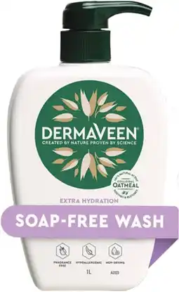 Amcal Pharmacies DermaVeen Extra Hydration Soap-Free Wash offer