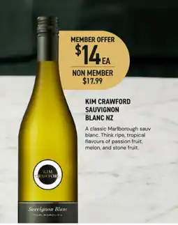 Dan Murphy's Kim Crawford Sauvignon Blanc Nz offer