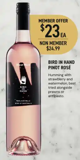 Dan Murphy's Bird In Hand Pinot Rosé offer