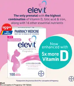 Amcal Pharmacies Elevit offer