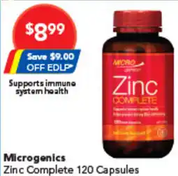 Amcal Pharmacies Microgenics offer