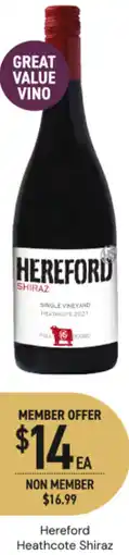 Dan Murphy's Hereford Heathcote Shiraz offer