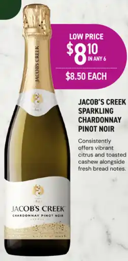 Dan Murphy's Jacobs creek sparkling chardonnay pinot noir offer