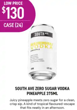 Dan Murphy's South ave zero sugar vodka pineapple offer