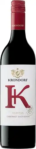 Dan Murphy's Krondorf K by Krondorf Barossa Cabernet Sauvignon offer