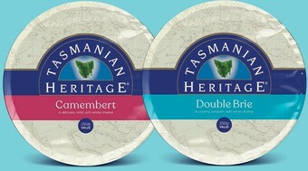 IGA Tasmanian Heritage Camembert or Double Brie Cheese 250g offer
