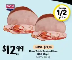 Drakes Dons Triple Smoked Ham offer