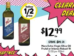Drakes Moro Extra Virgin Olive Oil Frutal or Intenso Robust offer